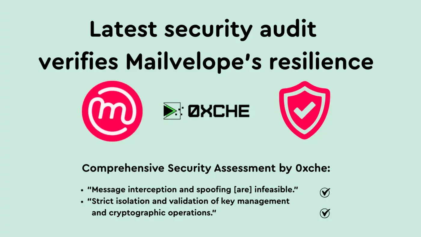 Security audit verifies Mailvelope's resilience.